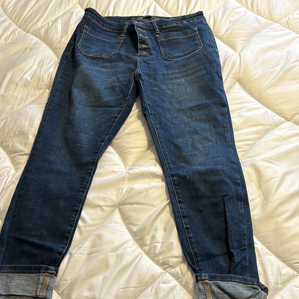 Judy Blue Boyfriend Jeans in Classic Blue